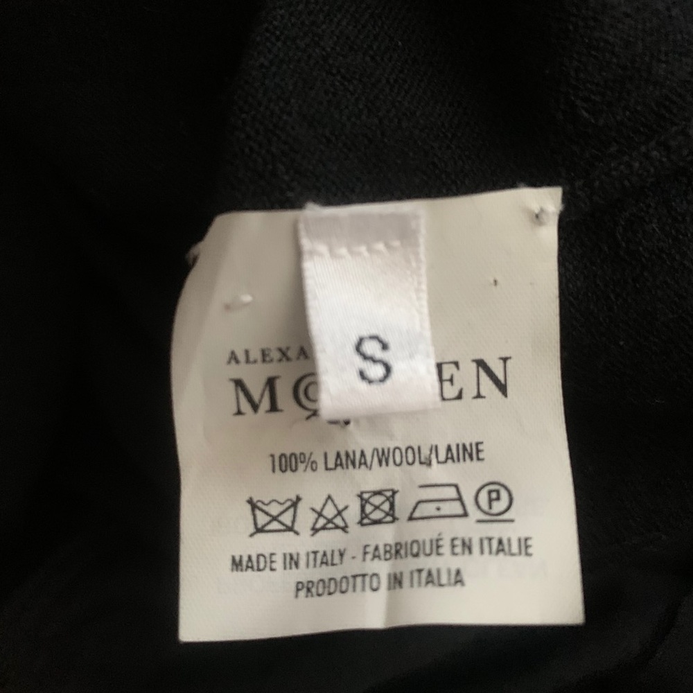 NWOT Alexander McQueen Black Wool Bubble Dress - Picture 6 of 7